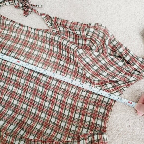 American Eagle Outfitters Brown Plaid Mini Dress - Picture 5 of 7